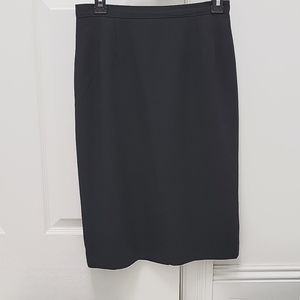 Black pencil skirt